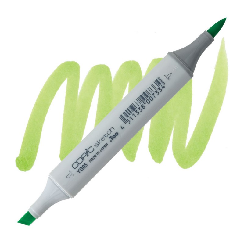 Lihová fixa COPIC Sketch oboustranná Brush & Chisel, YG05 Salad
