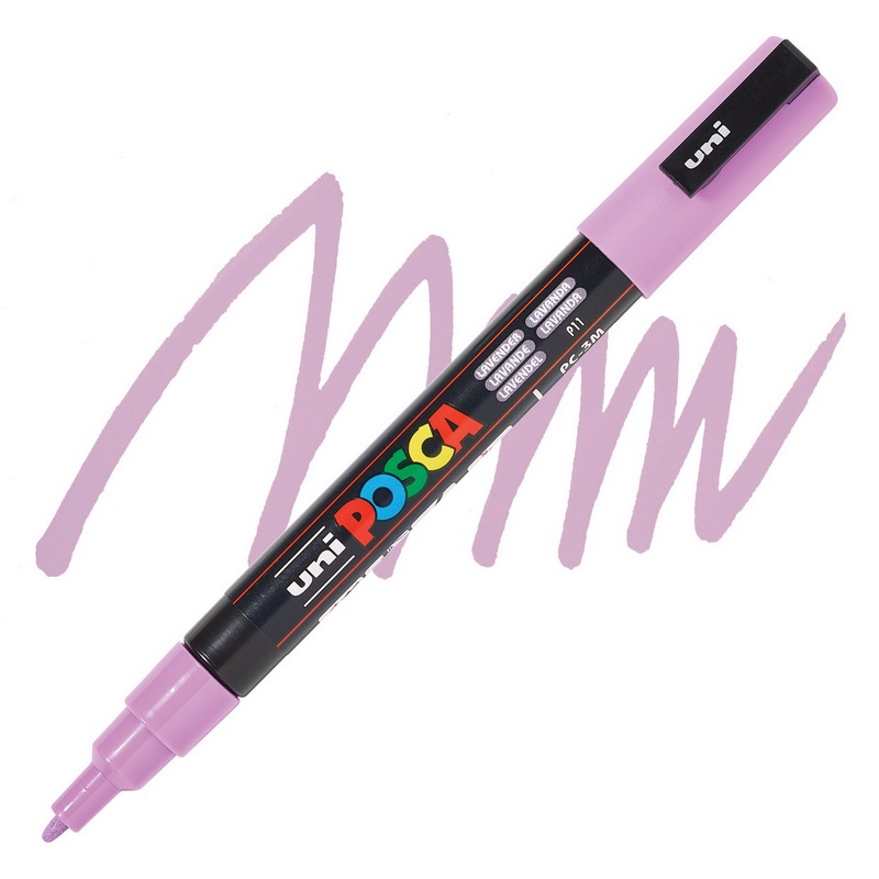Akrylová fixa UNI POSCA 3M, levandulová (P11)