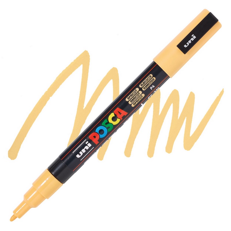 Akrylová fixa UNI POSCA 3M, meruňková (P4)