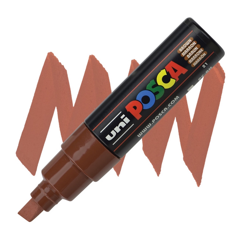 Akrylová fixa UNI POSCA 8K, hnědá (21)