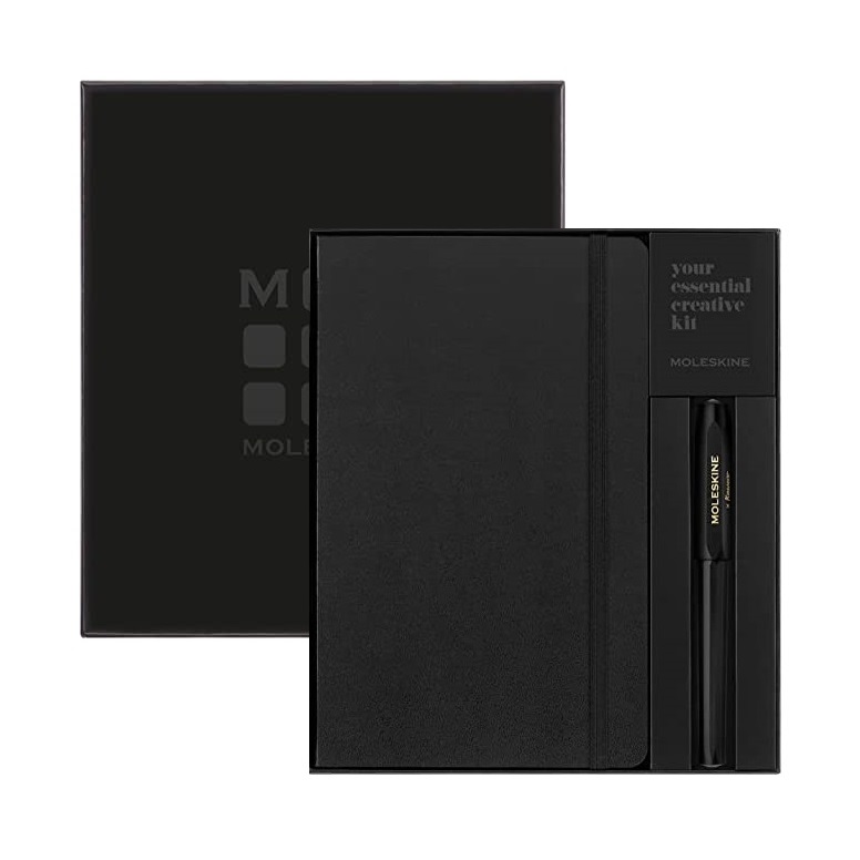 Sada MOLESKINE Kaweco 2ks, roller a skicář tvrdý linkovaný L