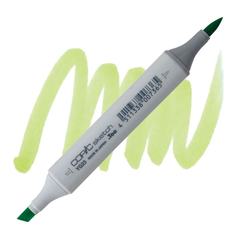 Lihová fixa COPIC Sketch oboustranná Brush & Chisel, YG23 New leaf
