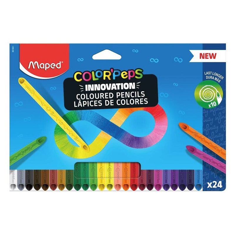 Pastelky MAPED Color Peps Infinity, 24ks