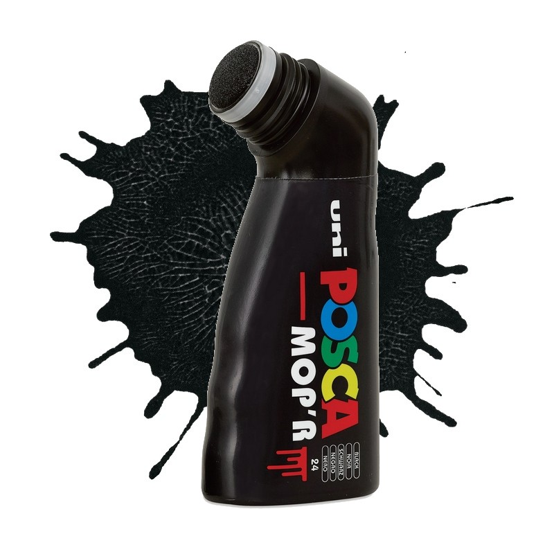 Akrylová fixa UNI POSCA 22 MOP'R, černá (24)