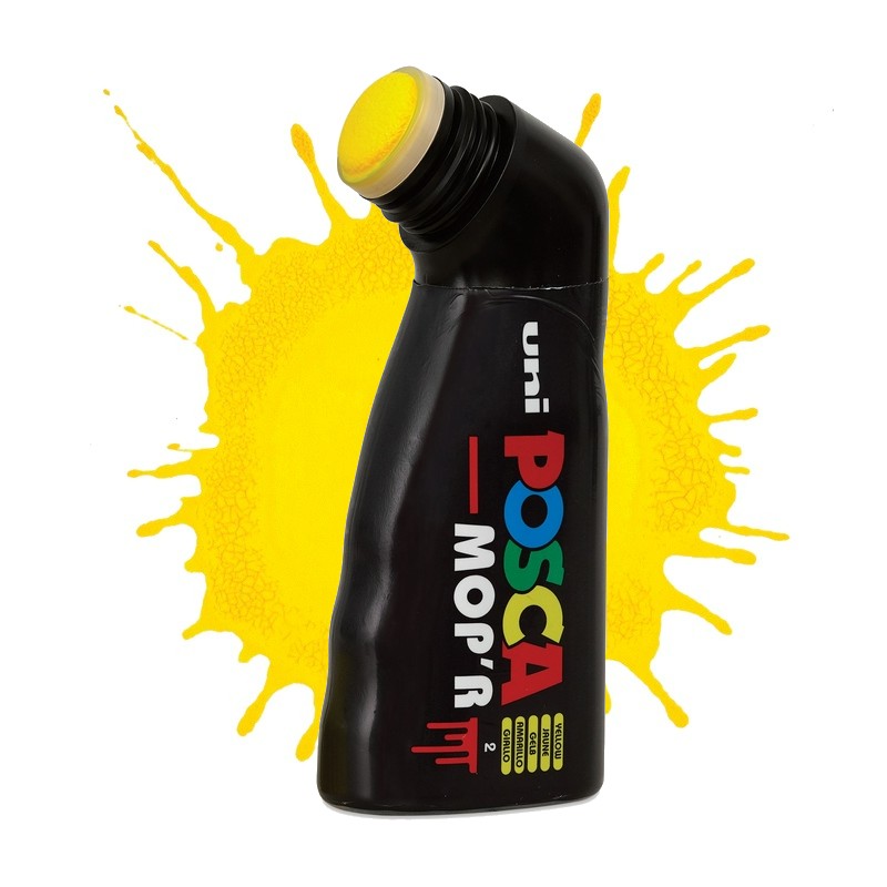 Akrylová fixa UNI POSCA 22 MOP'R, žlutá (2)