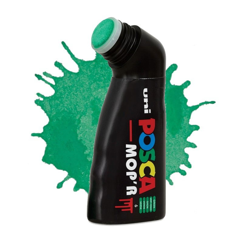 Akrylová fixa UNI POSCA 22 MOP'R, zelená (6)