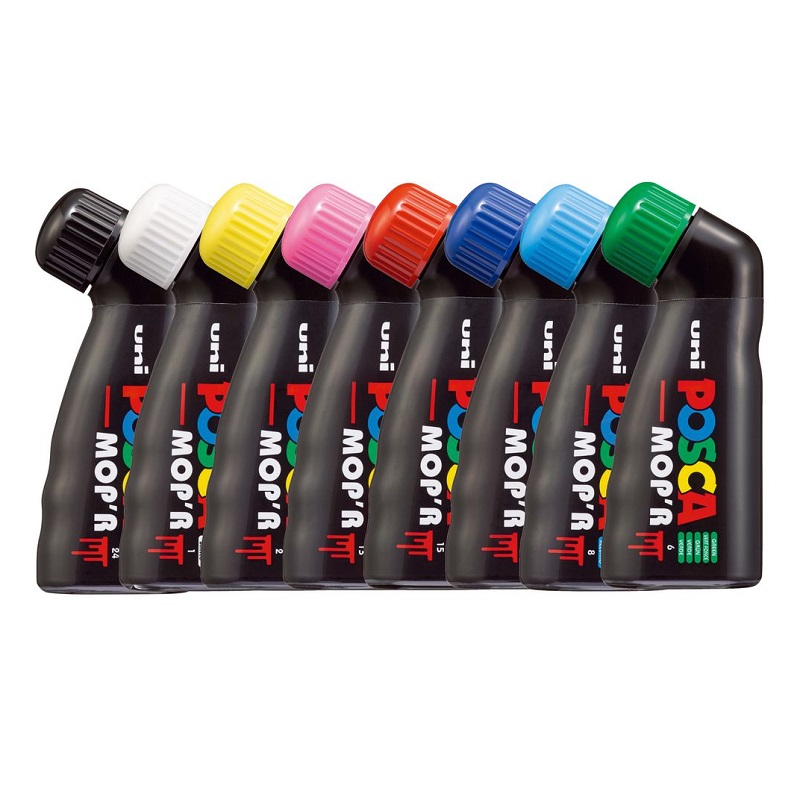 Akrylové fixy UNI POSCA 22 MOP'R, 8ks