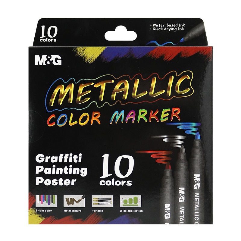 M&G metalické popisovače, 10ks