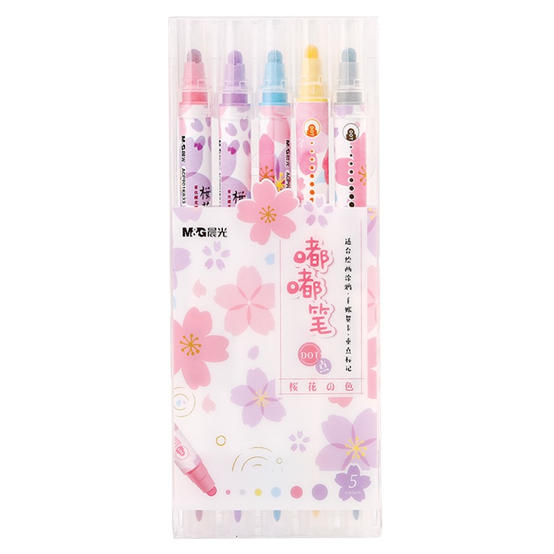Kreativní popisovače M&G Sakura, 5ks