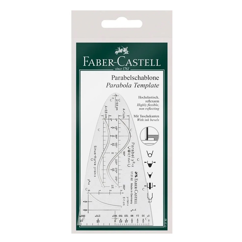 Šablona parabol FABER-CASTELL Teka