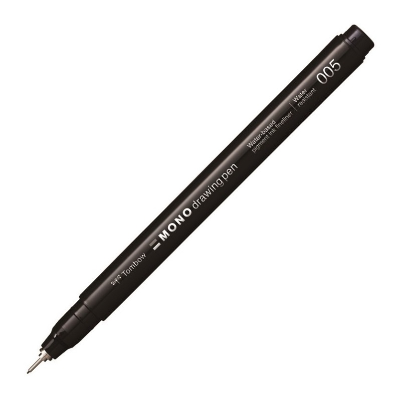 TOMBOW Fineliner MONO drawing pen 0,2mm, černý