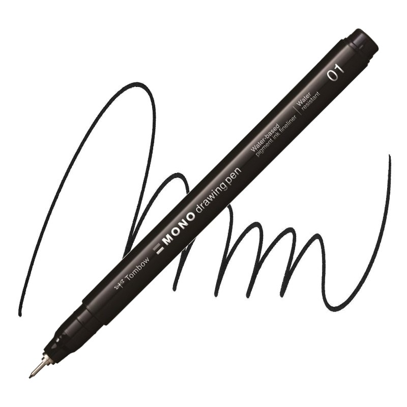 Fineliner TOMBOW Mono drawing pen 0,25 mm, černý