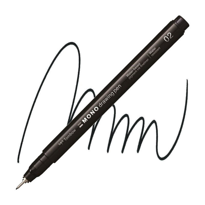 Fineliner TOMBOW Mono drawing pen 0,3 mm, černý