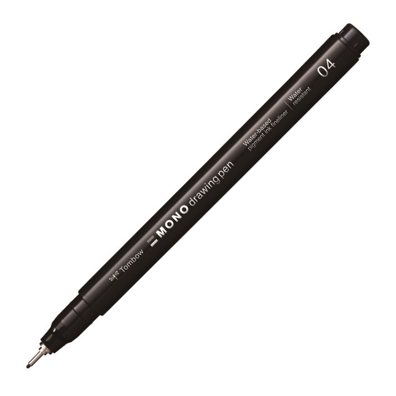 TOMBOW Fineliner MONO drawing pen 0,4mm, černý