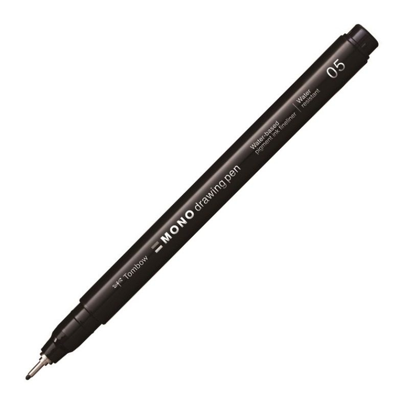 TOMBOW Fineliner MONO drawing pen 0,45mm, černý