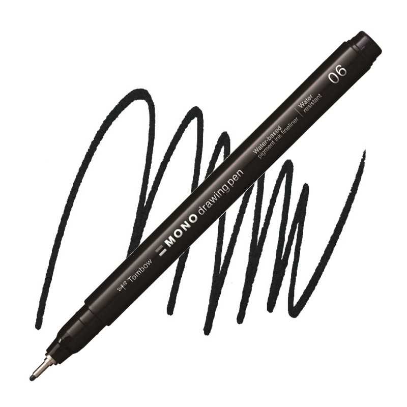 Fineliner TOMBOW Mono drawing pen 0,5 mm, černý