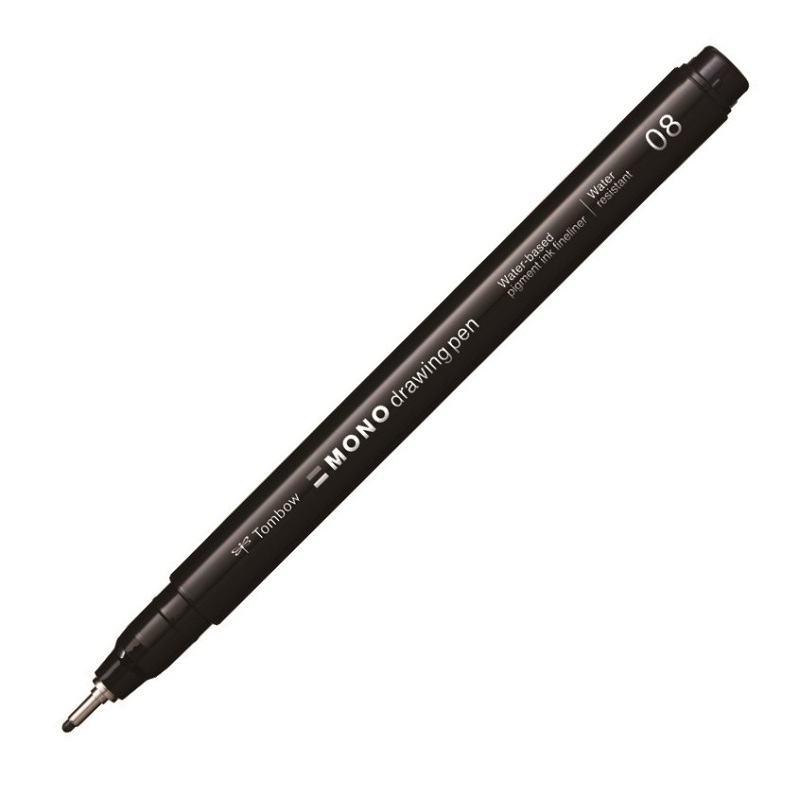 TOMBOW Fineliner MONO drawing pen 0,6mm, černý