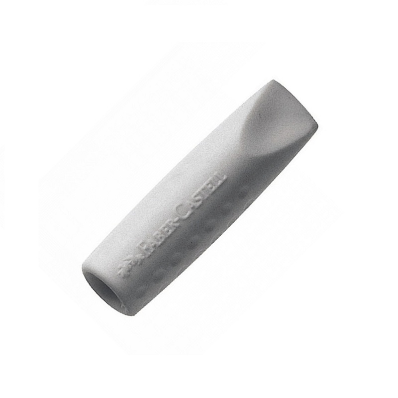 FABER-CASTELL chránič tuhy s gumou, 2ks šedý
