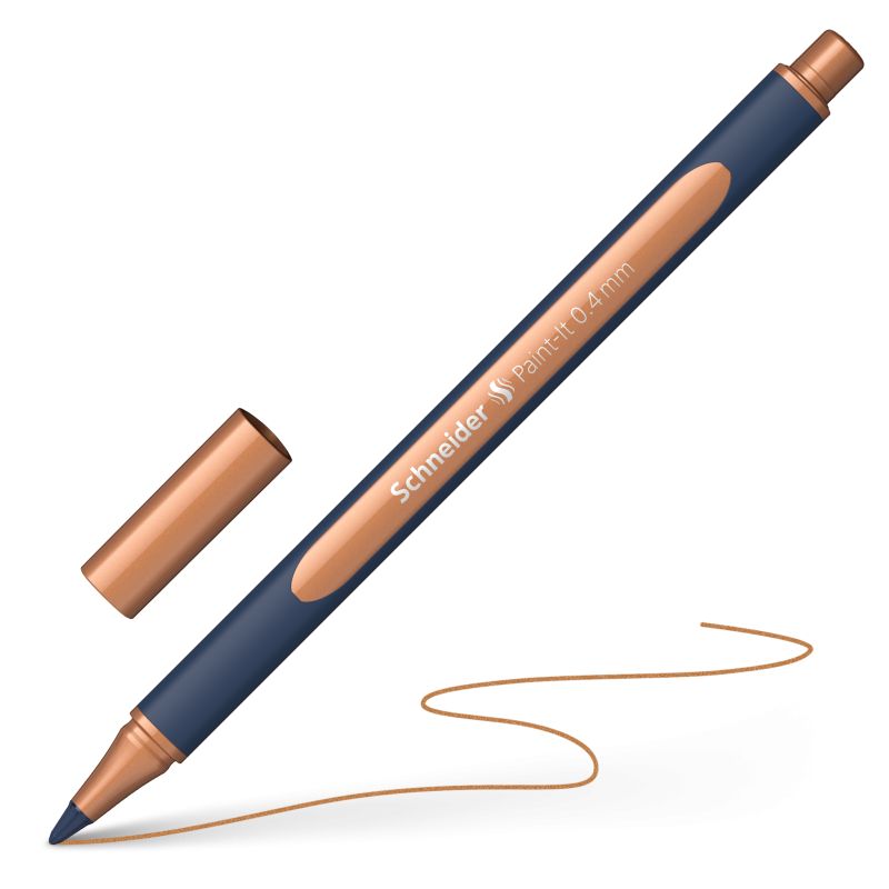 Lihový SCHNEIDER Paint-It Metallic 0,4mm, měděný