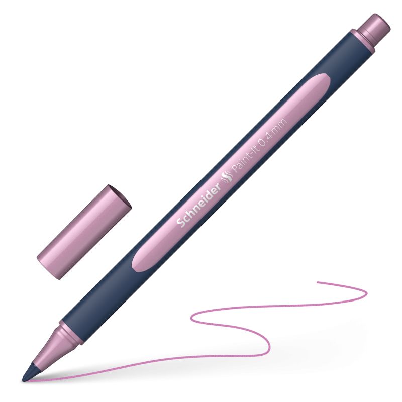 Lihový SCHNEIDER Paint-It Metallic 0,4mm, růžový