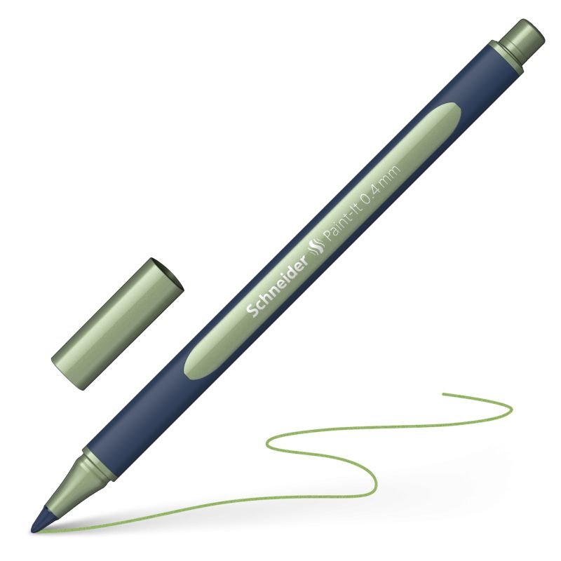 Lihový SCHNEIDER Paint-It Metallic 0,4mm, zelený