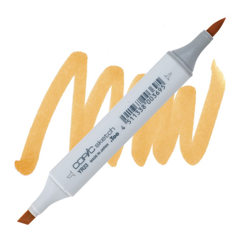 Lihová fixa COPIC Sketch oboustranná Brush & Chisel, YR23 Yellow ochre