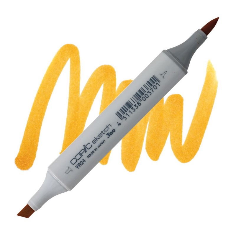 Lihová fixa COPIC Sketch oboustranná Brush & Chisel, YR24 Pale sepia