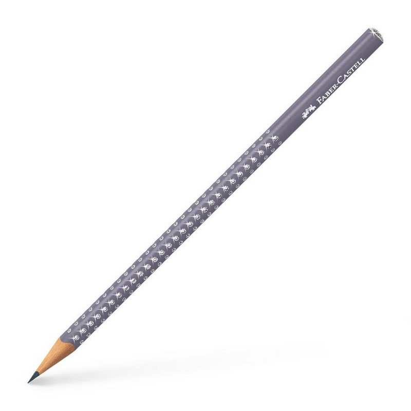 FABER-CASTELL grafitová tužka Grip Sparkle B, antracitová