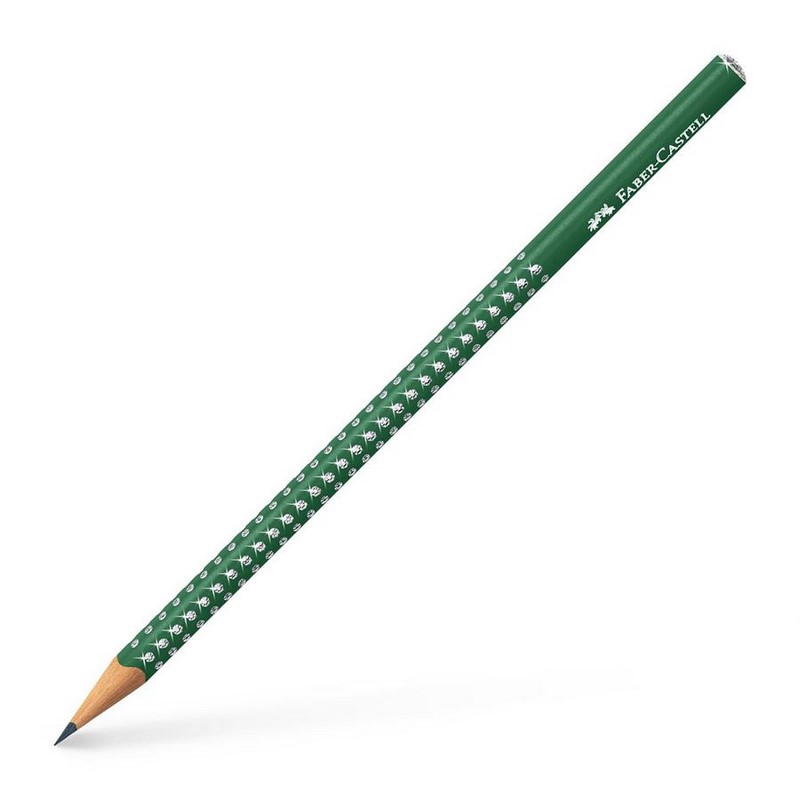FABER-CASTELL grafitová tužka Grip Sparkle B, zelená