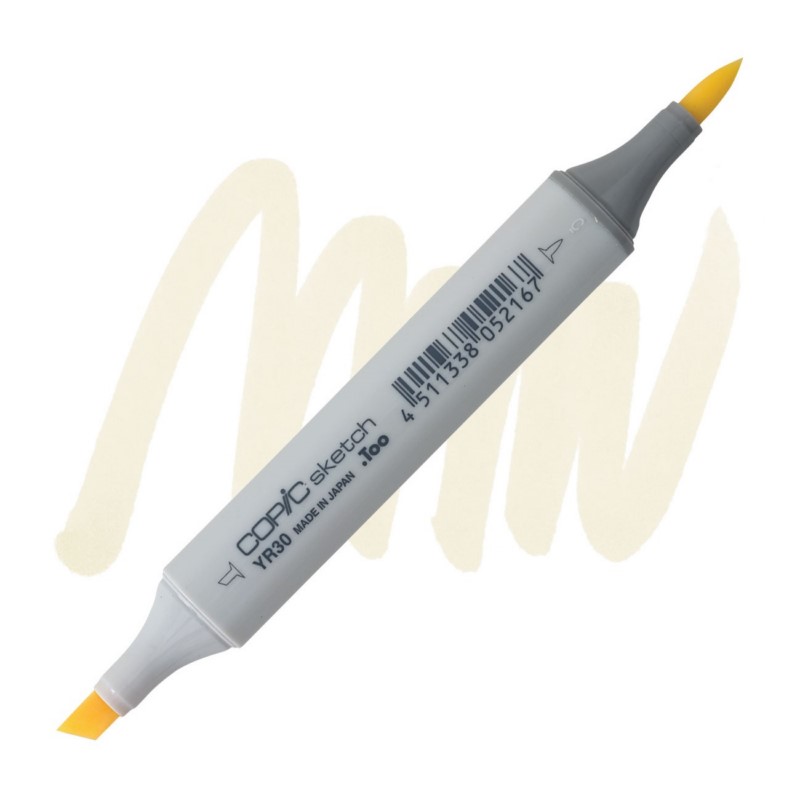 Lihová fixa COPIC Sketch oboustranná Brush & Chisel, YR30 Macadamia nut