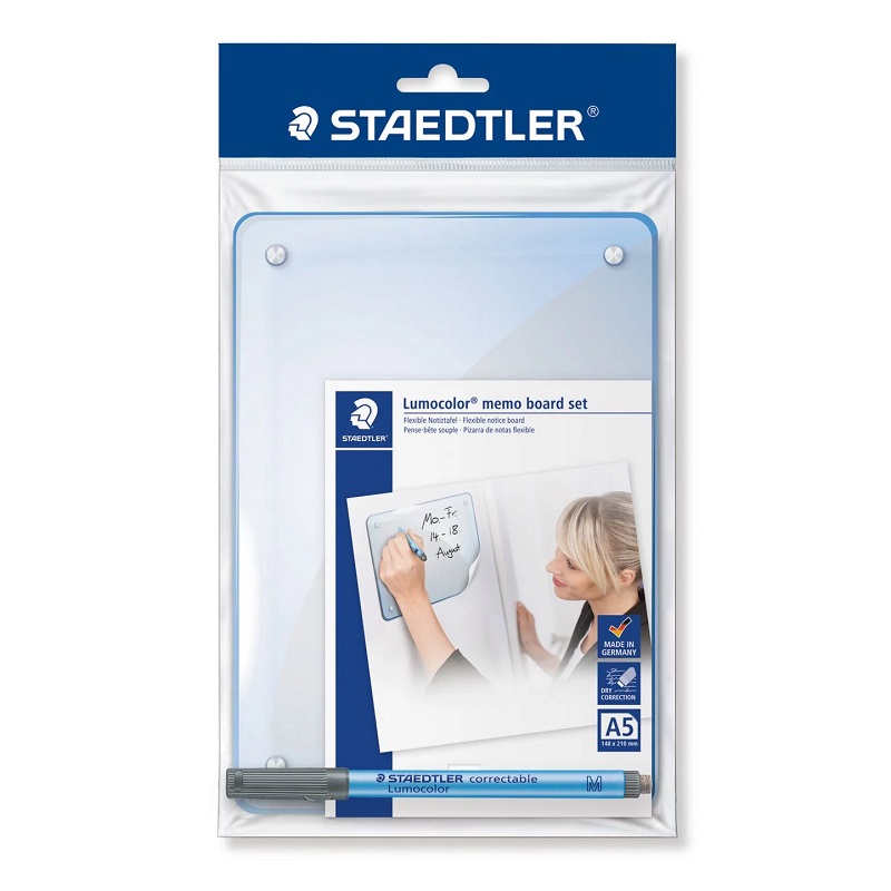 Bílá tabule s popisovačem STAEDTLER Lumocolor