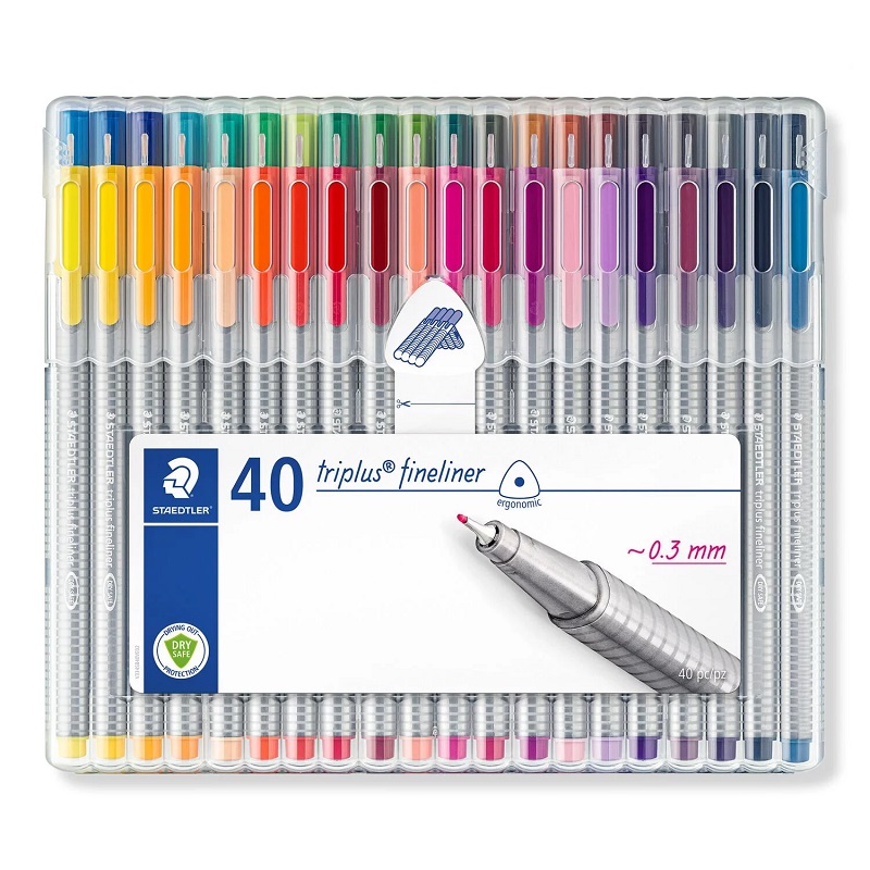 Linery STAEDTLER Triplus 0,3 mm Box, 40 ks