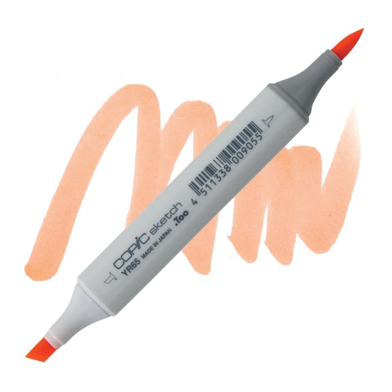Lihová fixa COPIC Sketch oboustranná Brush & Chisel, YR65 Atoll