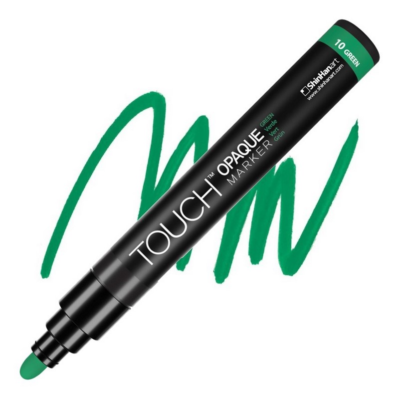 Akrylová fixa TOUCH Opaque střední, Green