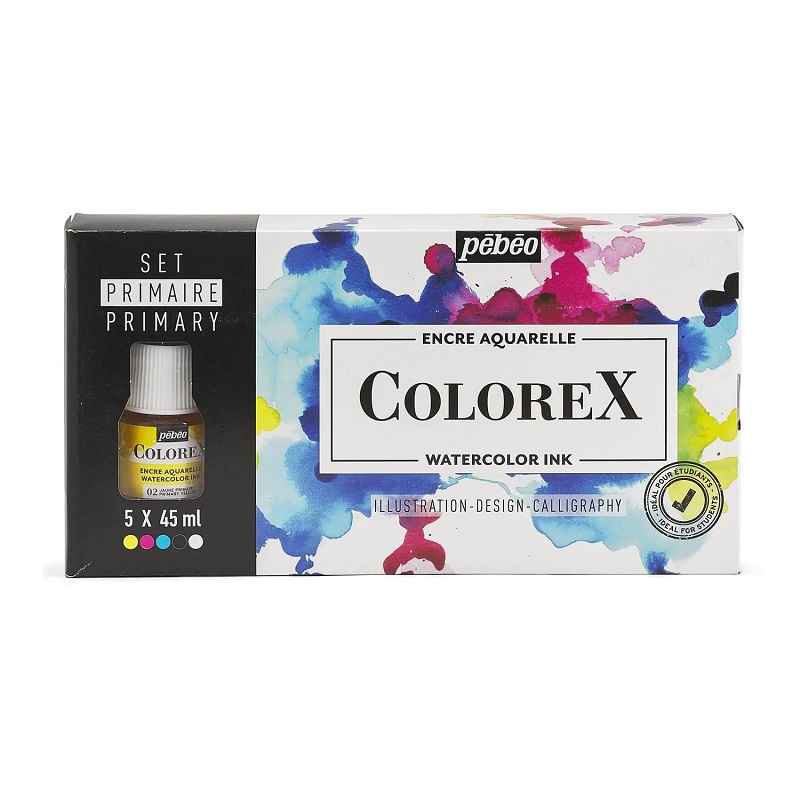 PEBEO akvarelové inkousty Colorex 45ml, 5ks