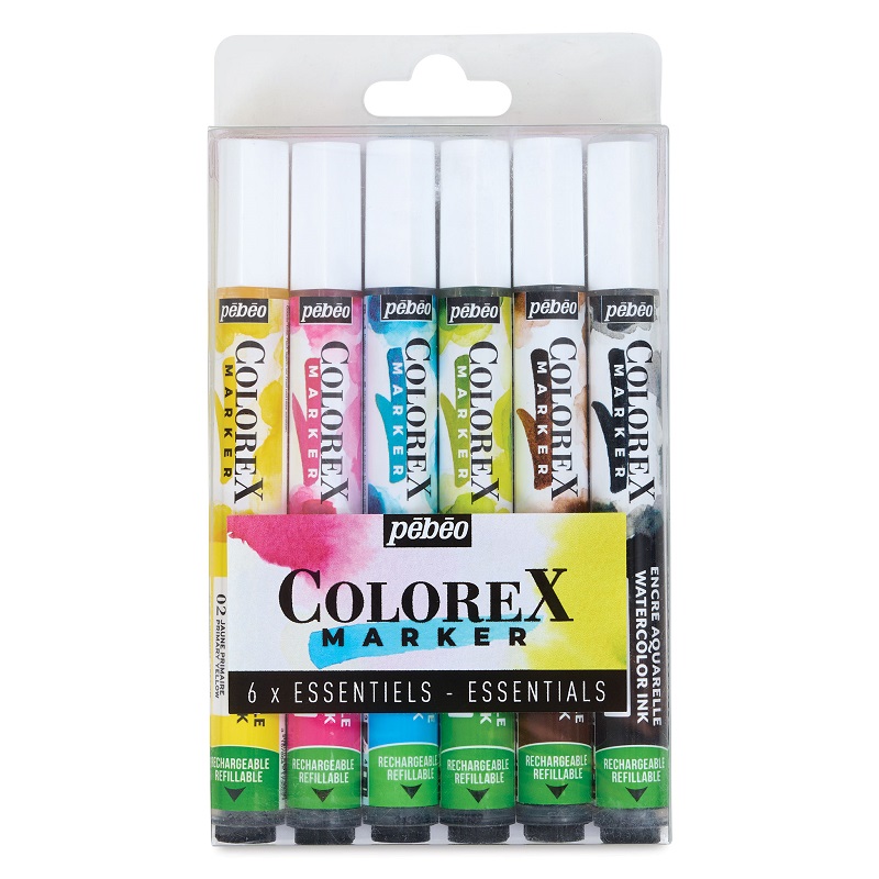 PEBEO akvarelový fix Colorex, 6ks