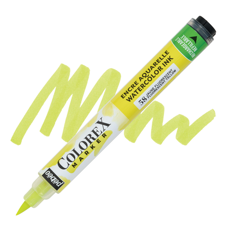 PEBEO akvarelový fix Colorex, Yellow fluo 58