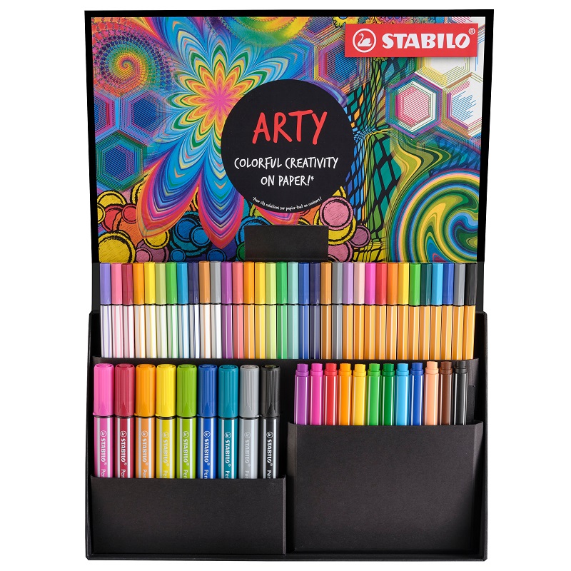 Fix STABILO Creative Set Pen 68 Max a brush, point 88 a pointMax, 55ks ARTY