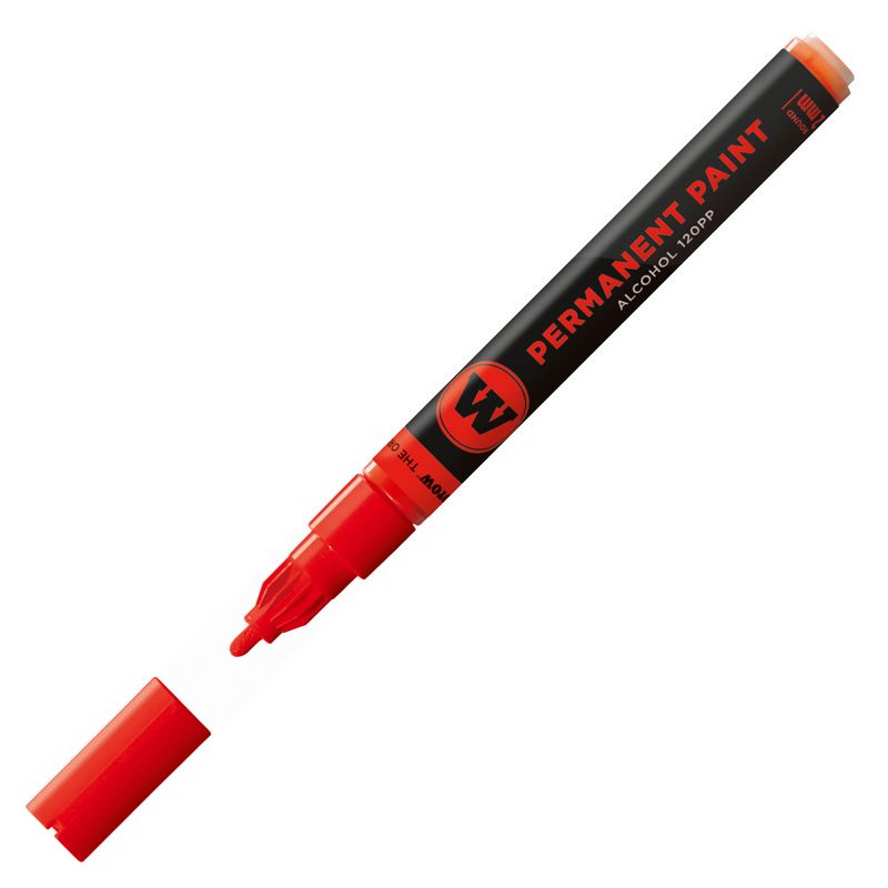 Lihová fixa MOLOTOW permanentní Paint Marker 2mm, traffic red