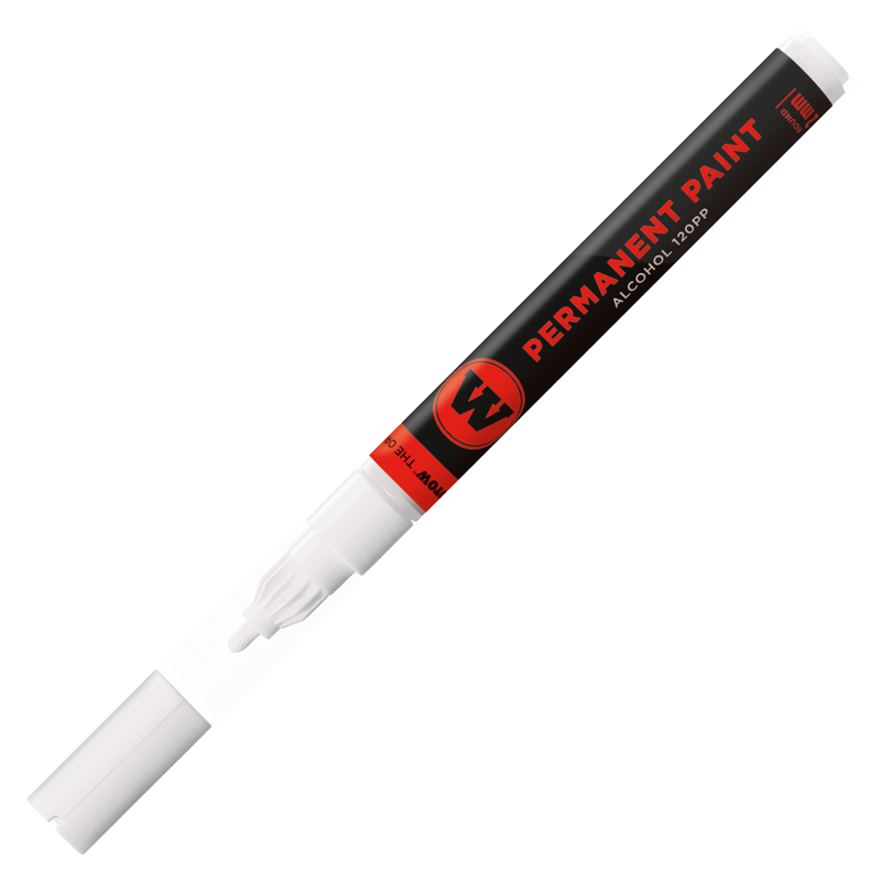 Lihová fixa MOLOTOW permanentní Paint Marker 2mm, signal white