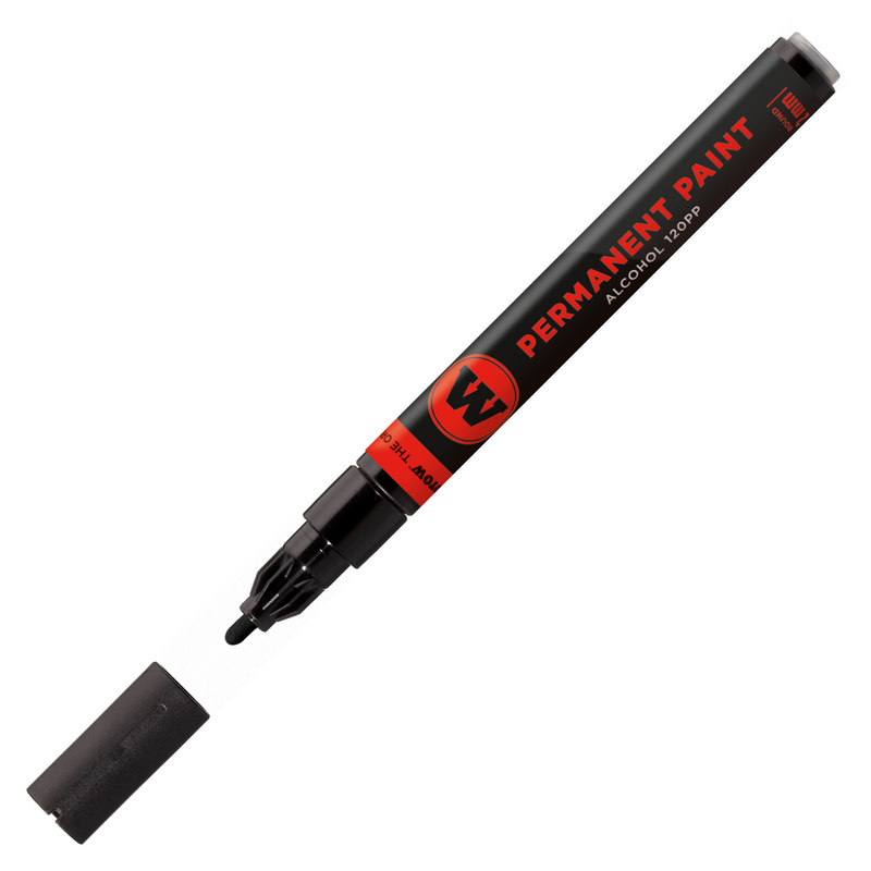 Lihová fixa MOLOTOW permanentní Paint Marker 2mm, signal black