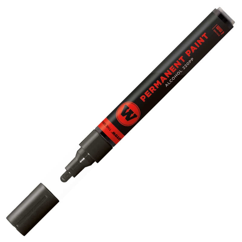 Lihová fixa MOLOTOW permanentní Paint Marker 4mm, signal black