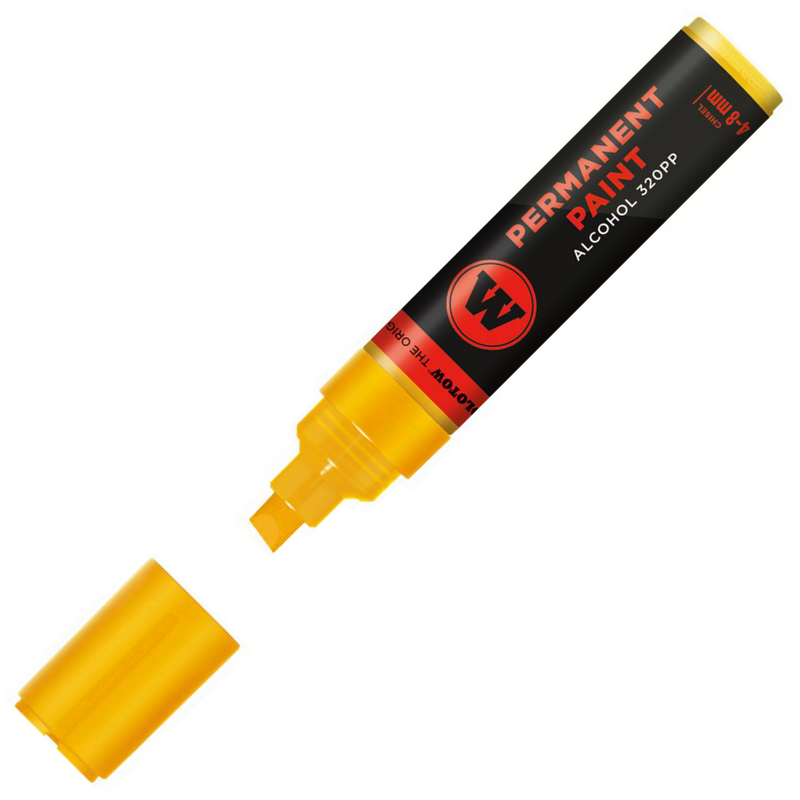 Lihová fixa MOLOTOW permanentní Paint Marker 4-8mm, melon yellow