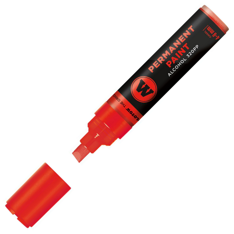 Lihová fixa MOLOTOW permanentní Paint Marker 4-8mm, traffic red