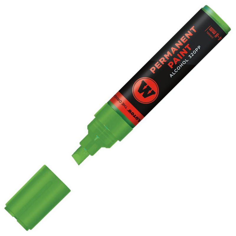 Lihová fixa MOLOTOW permanentní Paint Marker 4-8mm, cream green