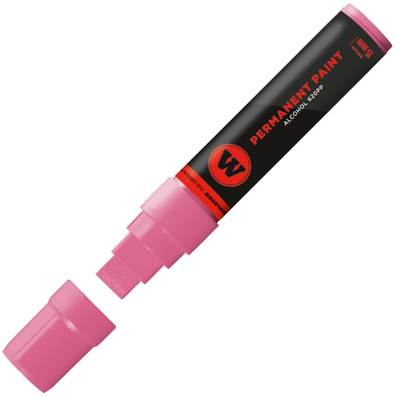 Lihová fixa MOLOTOW permanentní Paint Marker 15mm, fuchsia pink