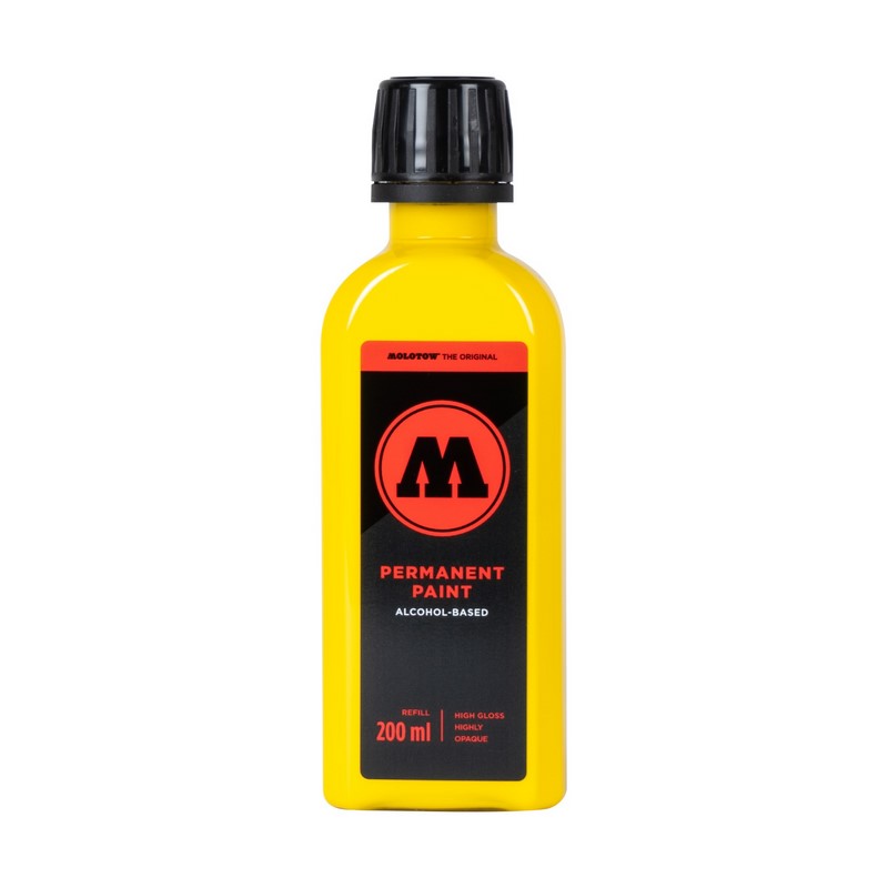 Lihový inkoust MOLOTOW Refill Ink permanentní 200ml, zinc yellow