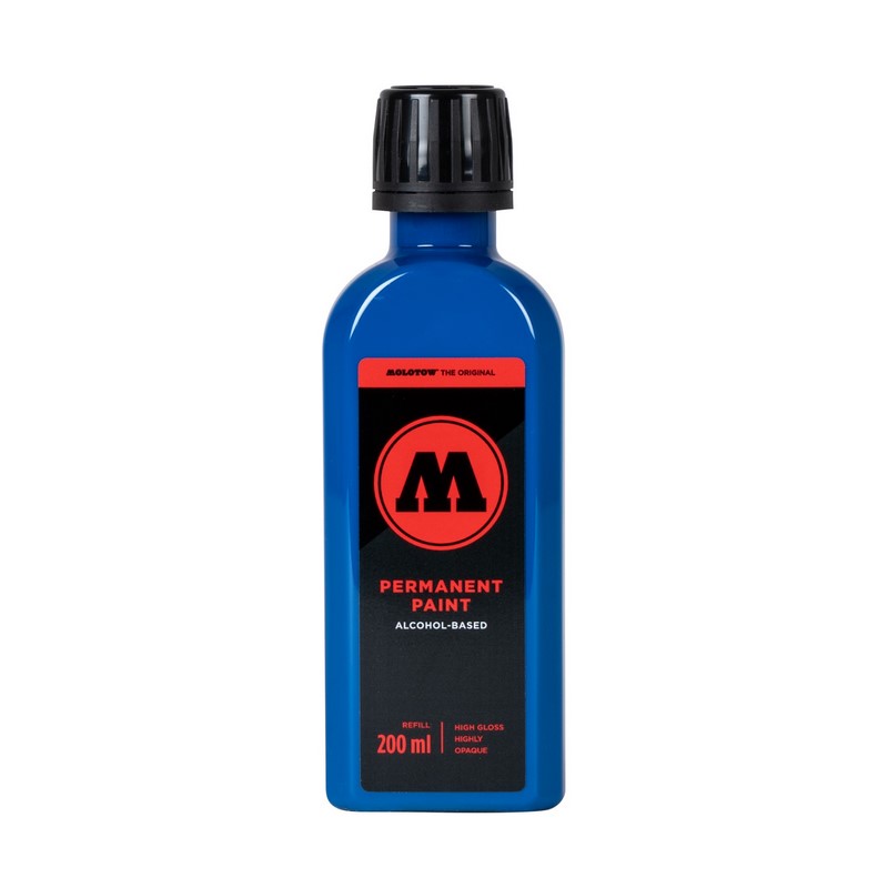 Lihový inkoust MOLOTOW Refill Ink permanentní 200ml, tulip blue