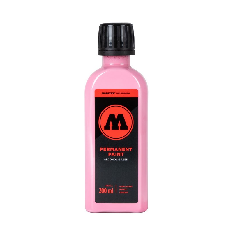 Lihový inkoust MOLOTOW Refill Ink permanentní 200ml, fuchsia pink