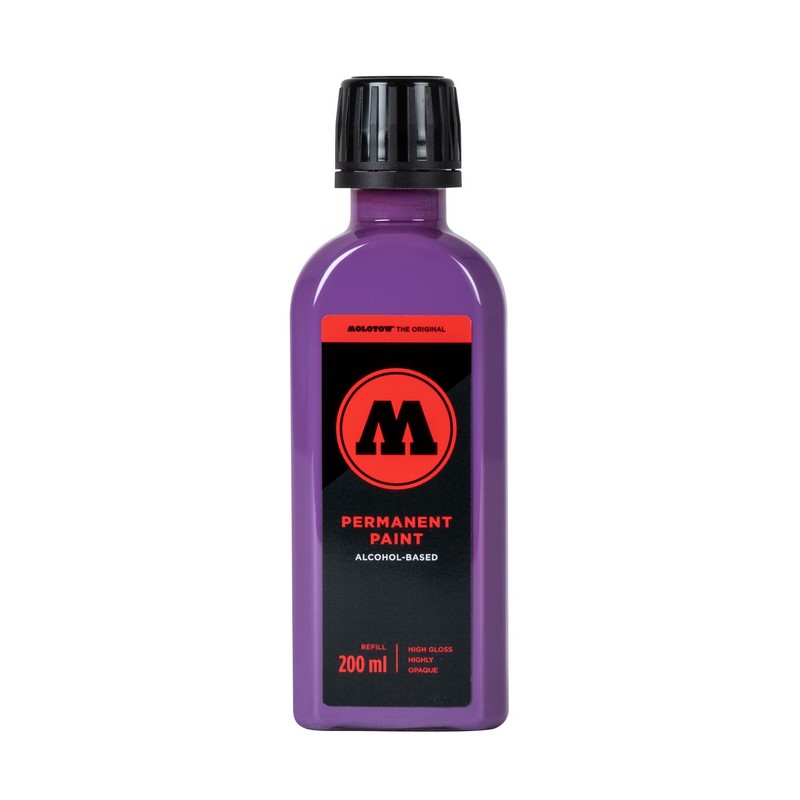 Lihový inkoust MOLOTOW Refill Ink permanentní 200ml, purple